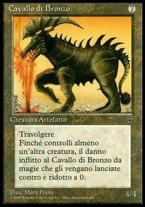 Bronze Horse Card Front