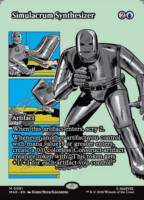 Sintetizzatore del Simulacro Card Front