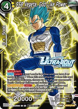 SSB Vegeta, God-Like Power Card Front
