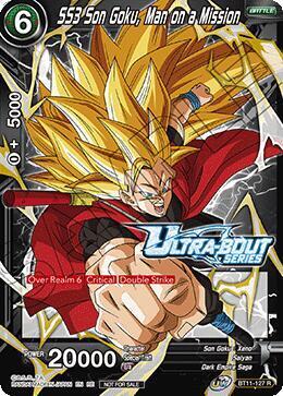 SS3 Son Goku, Man on a Mission Card Front