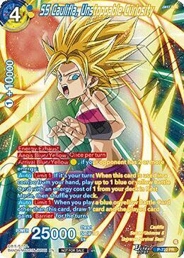 SS Caulifla, Unstoppable Curiosity Frente