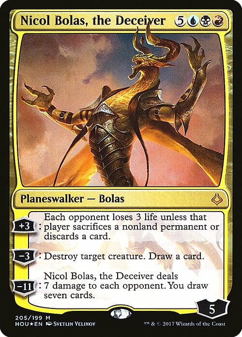 Nicol Bolas, the Deceiver Card Front