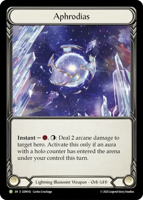 Aphrodias Card Front