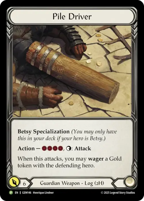 Pile Driver Card Front