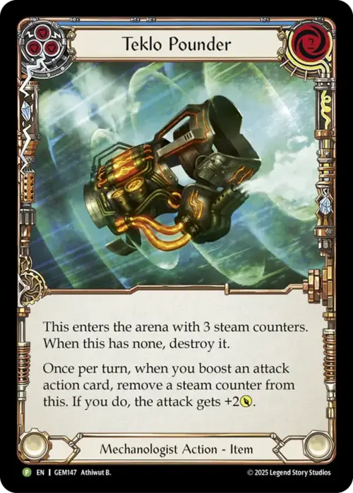 Teklo Pounder Card Front