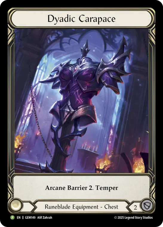 Dyadic Carapace GEM Pack | Flesh and Blood | CardTrader