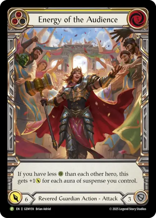 Energy of the Audience Card Front