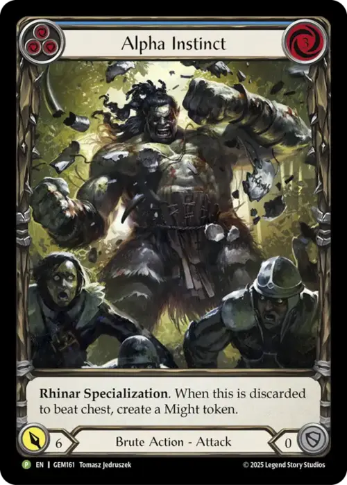 Alpha Instinct Card Front