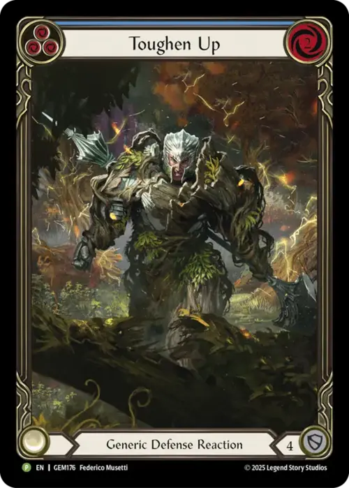 Toughen Up Card Front