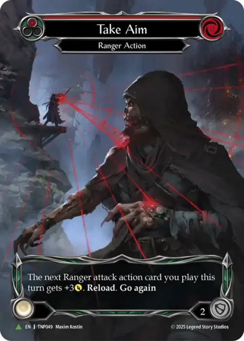 Take Aim (Red) Card Front