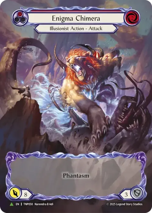 Enigma Chimera (Red) Card Front