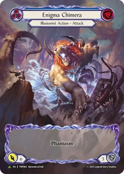 Enigma Chimera (Blue) Card Front