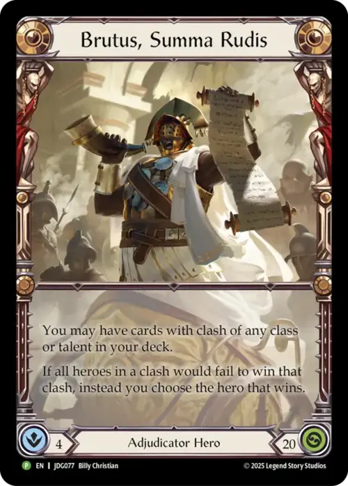 Brutus, Summa Rudis Card Front