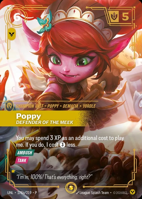 Poppy - Defender of the Meek Card Front
