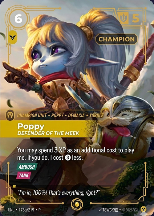 Poppy - Defender of the Meek Card Front