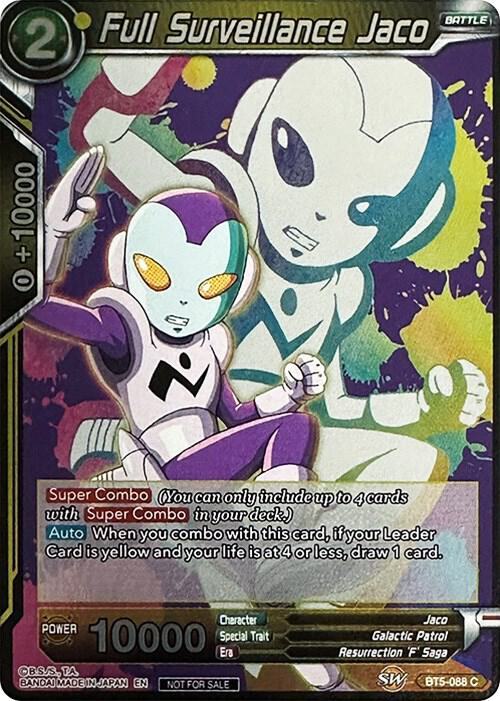 Full Surveillance Jaco Card Front