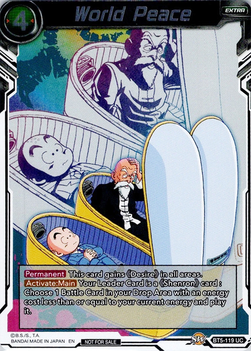 World Peace Card Front