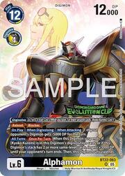 Alphamon · Evolution Cup BT22-063