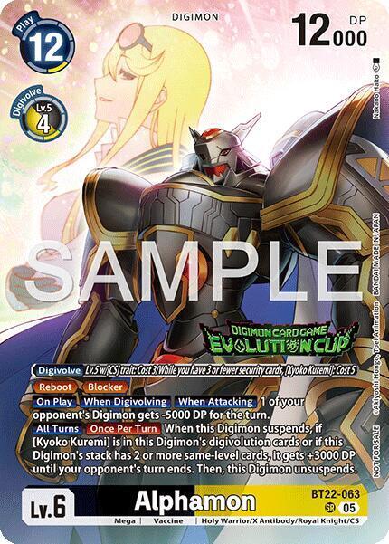 Alphamon Card Front