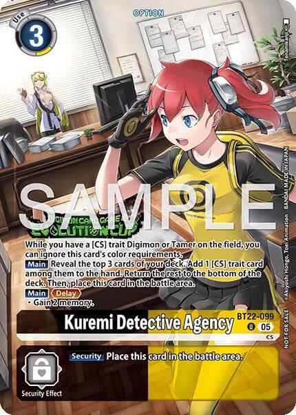 Kuremi Detective Agency Card Front