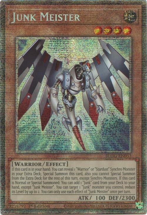 Junk Meister Card Front