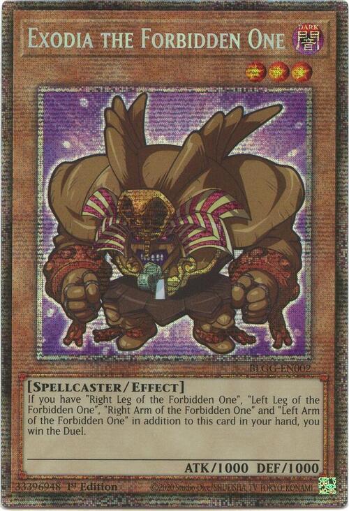 Exodia the Forbidden One Card Front