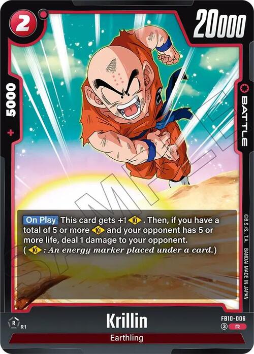 Krillin Card Front
