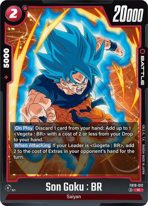 Son Goku : BR Card Front