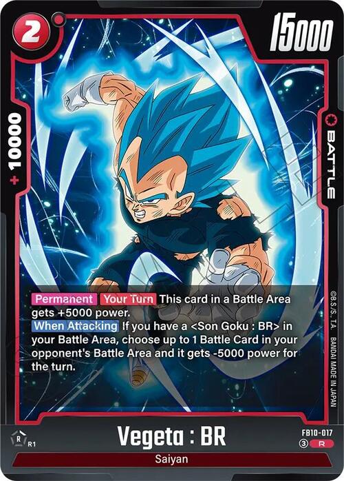 Vegeta : BR Card Front