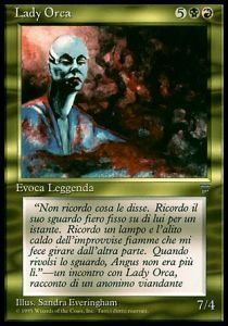 Lady Orca Card Front