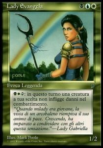 Lady Evangela Card Front