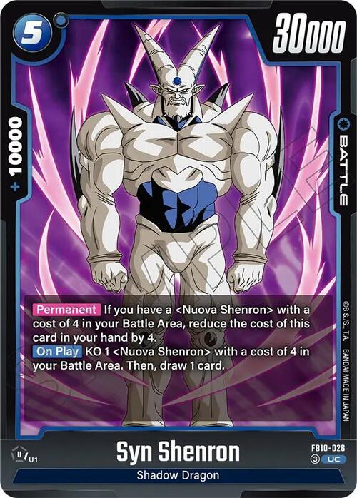 Syn Shenron Card Front