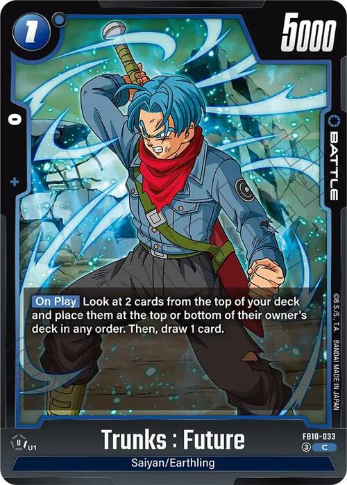 Trunks : Future Card Front