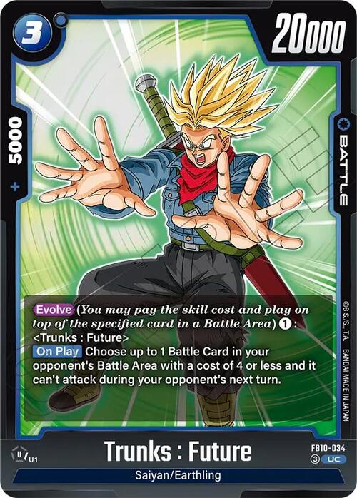 Trunks : Future Card Front