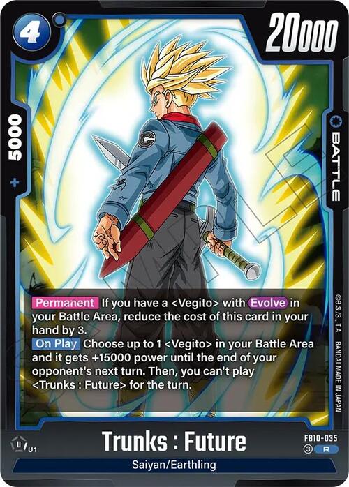 Trunks : Future Card Front