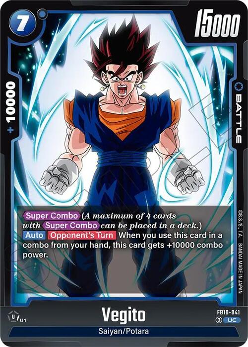 Vegito Card Front
