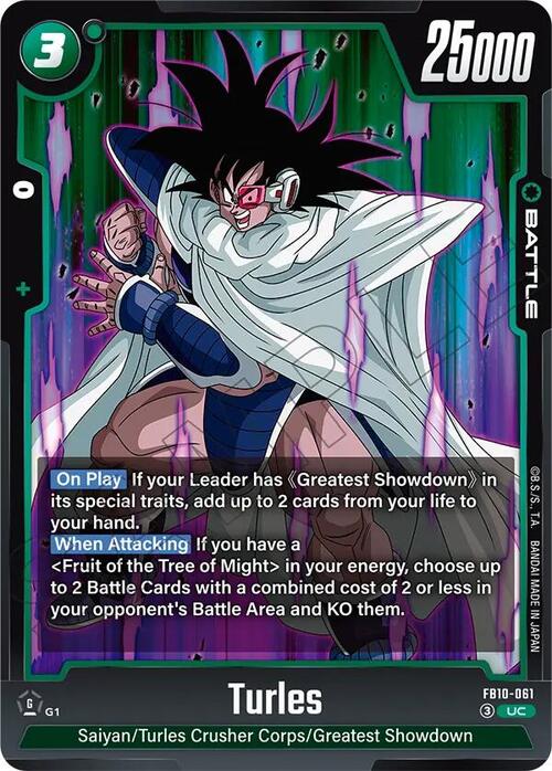 Turles Card Front