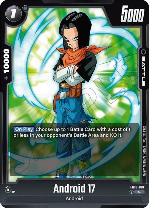 Android 17 Card Front