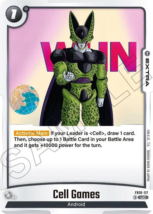 Cell Games Card Front