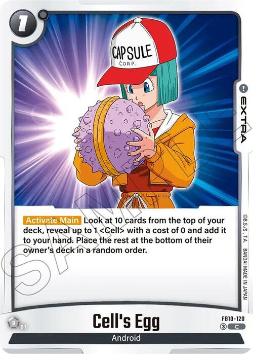 Cells Egg Card Front