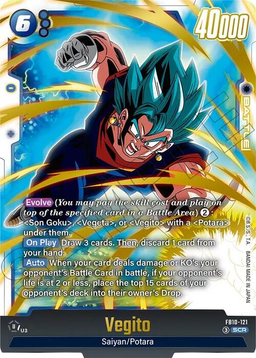Vegito Card Front