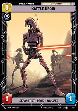 Droide da Battaglia Token Card Front