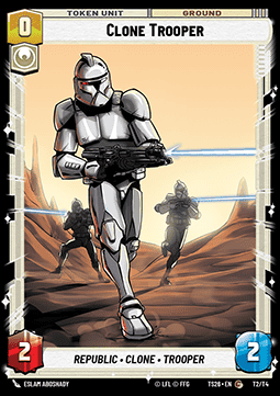 Clone Soldato Token Card Front