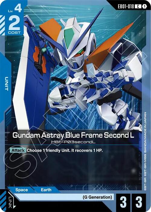Gundam Astray Blue Frame Second L Frente