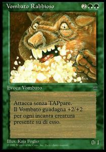 Rabid Wombat Card Front
