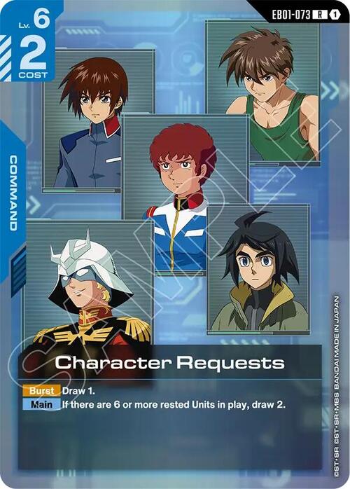 Character Requests Frente