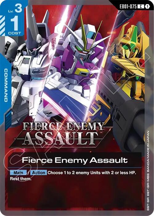 Fierce Enemy Assault Card Front