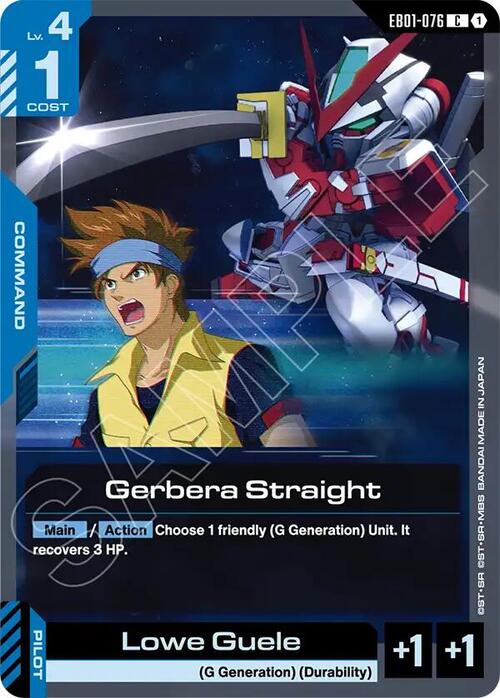 Gerbera Strait Card Front