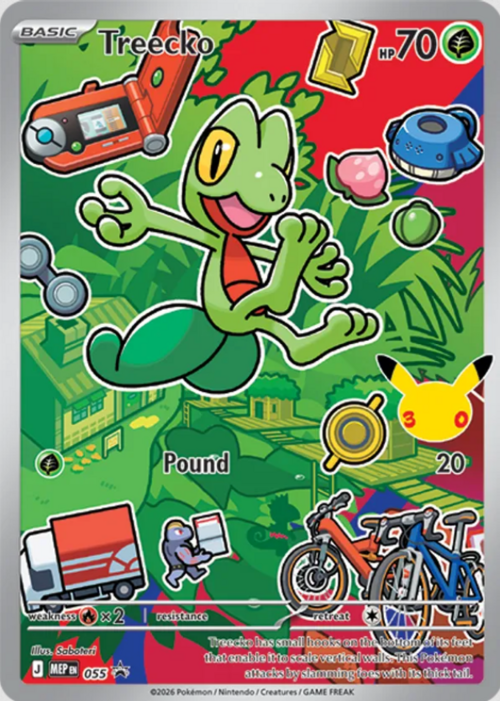 Treecko Card Front