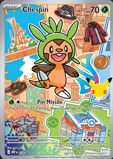 Chespin Card Front